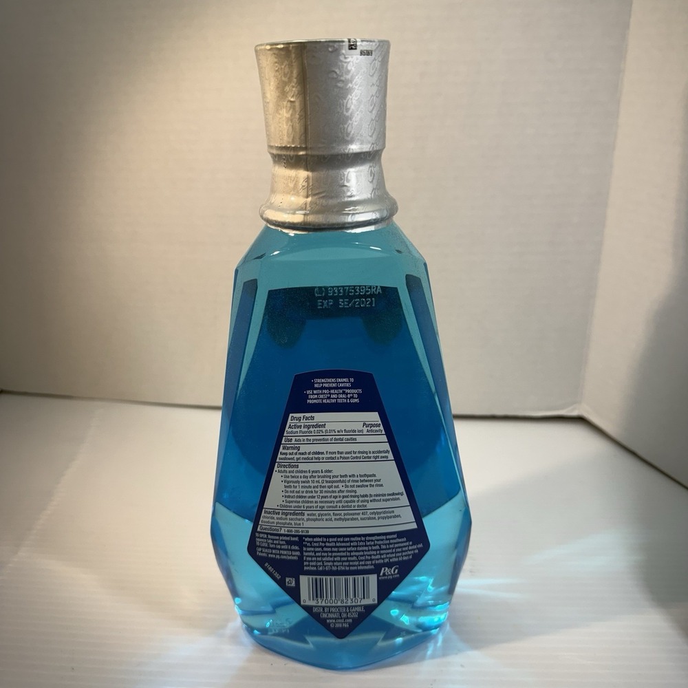 2-Crest Pro-Health Advanced Multi-Protection Fluoride Mouthwash Exp 2021 Sealed - Picture 3 of 5
